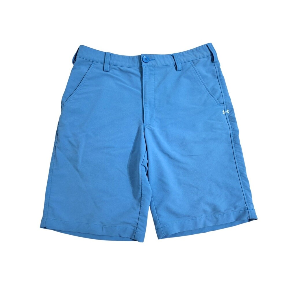 Under Armour Men's 32 Leaderboard Shorts Chino Golf Shorts Blue